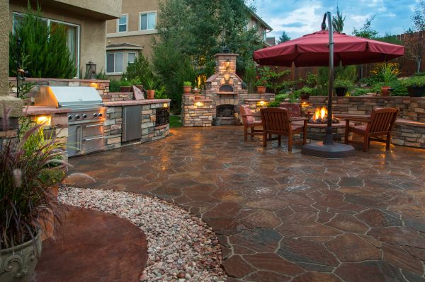 Stone Patio Construction in Tucson