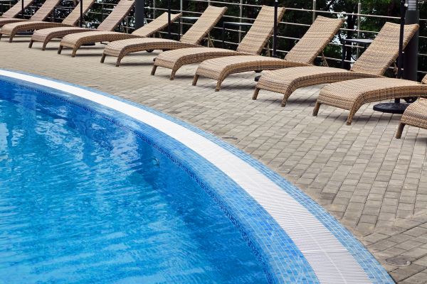 Poolside Hardscaping in Tucson