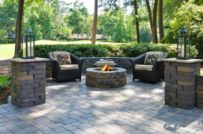 Outdoor entertaining area