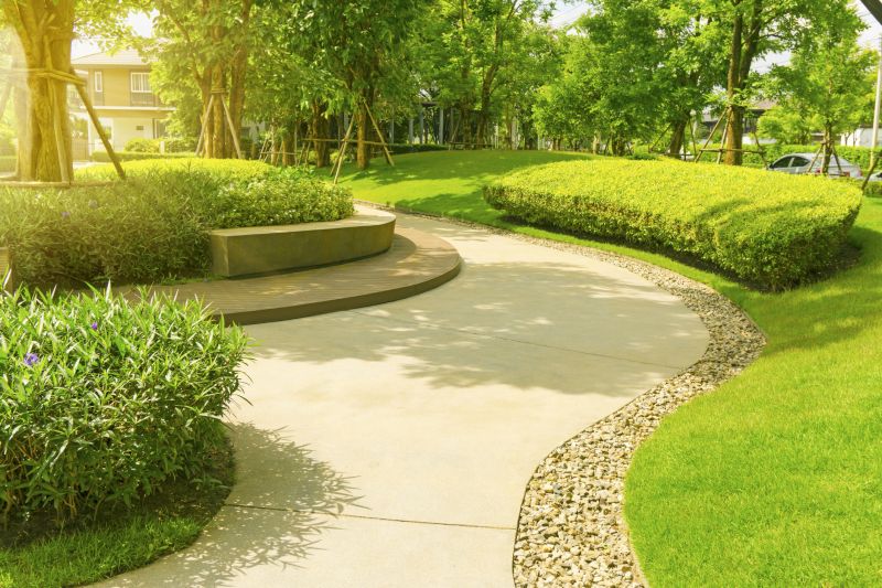 Outdoor Paver Walkway